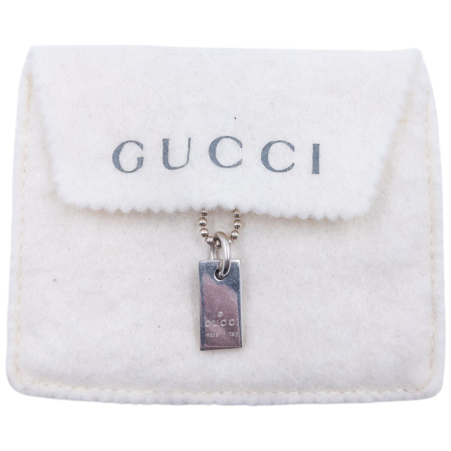 Vintage 2000s Gucci Silver Pendent Anklet