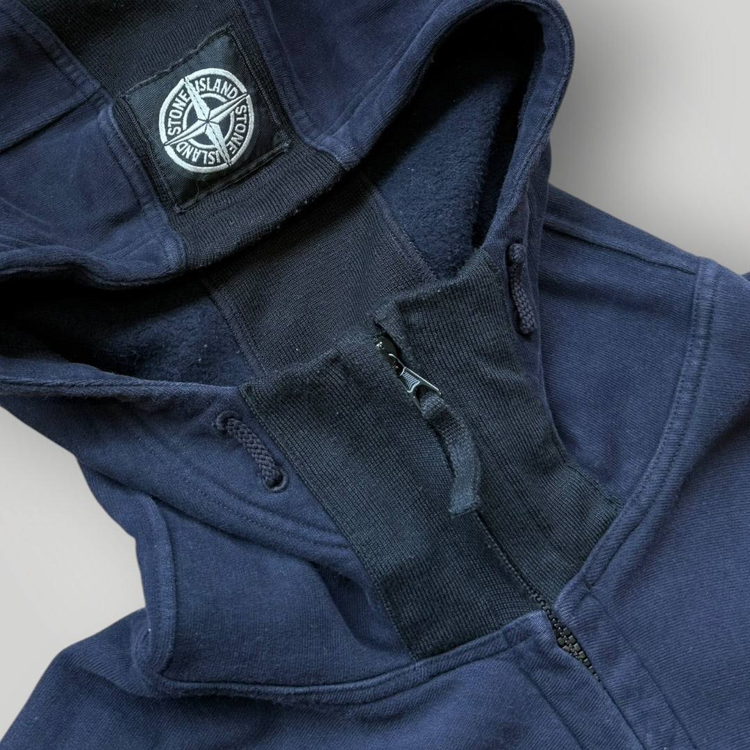 Stone Island AW/04 Cotton Zip Up Hoodie XXL | Default Title, Navy