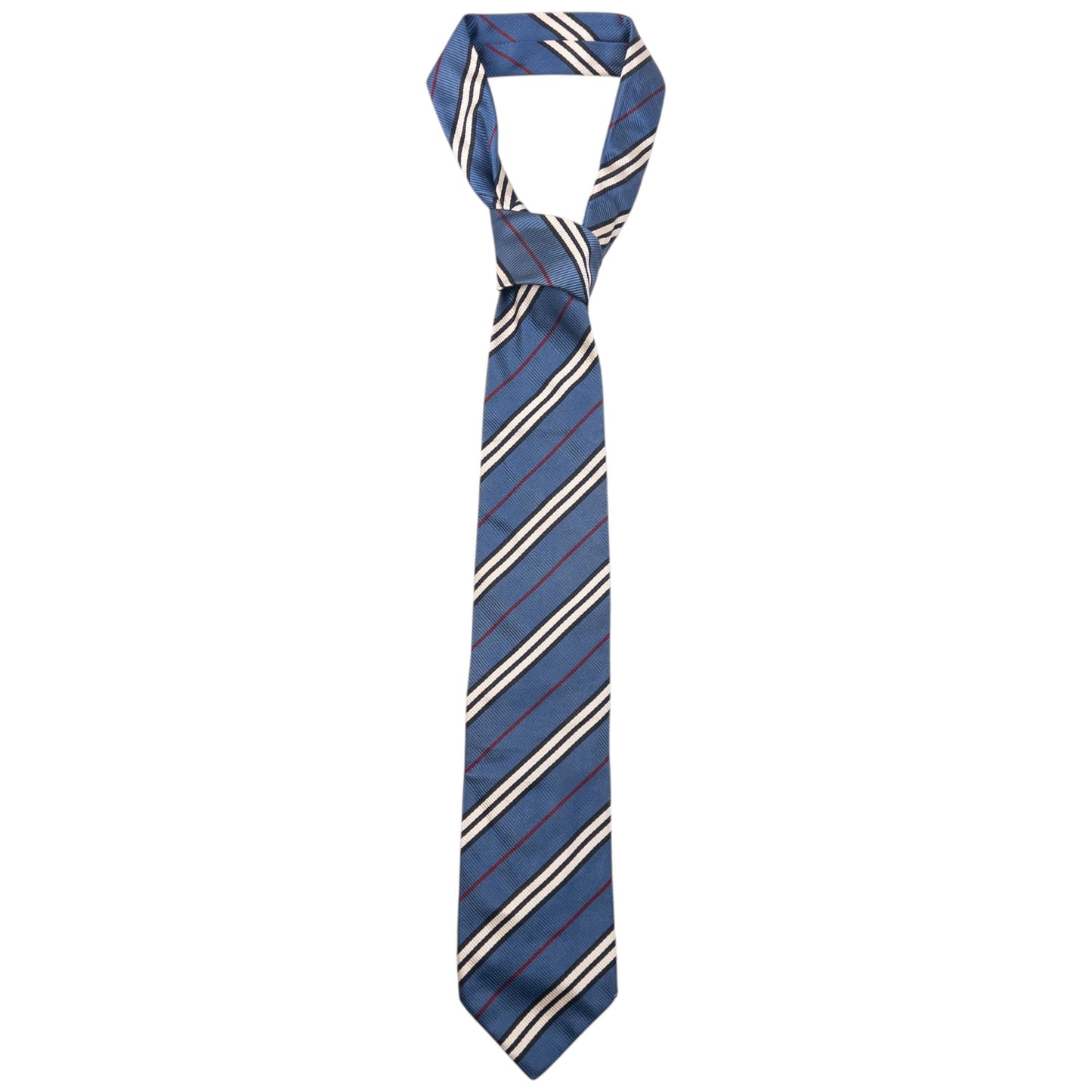 Vintage Burberry Nova Stripe Silk Tie