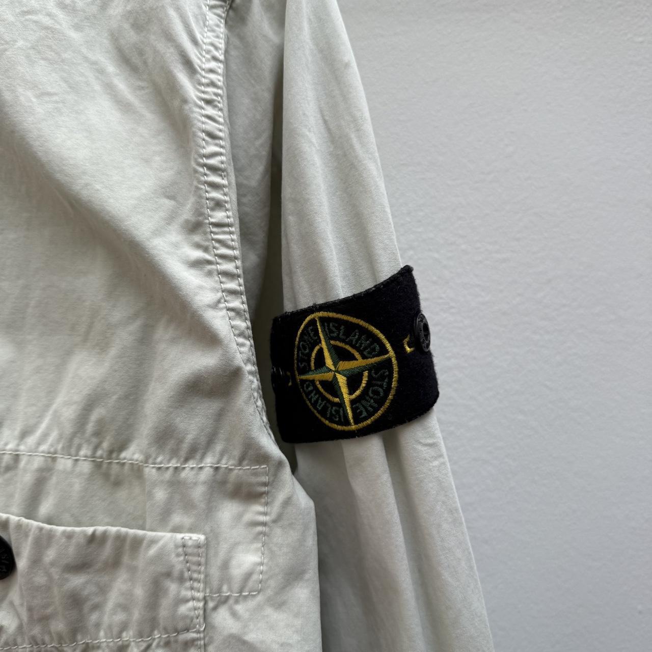 Stone Island Cotton Over Shirt Light Green (L) | Large, Green