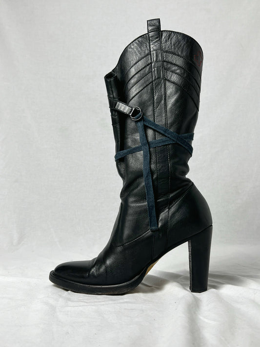 AF VANDEVORST FETISH BOOT | Default Title, Black