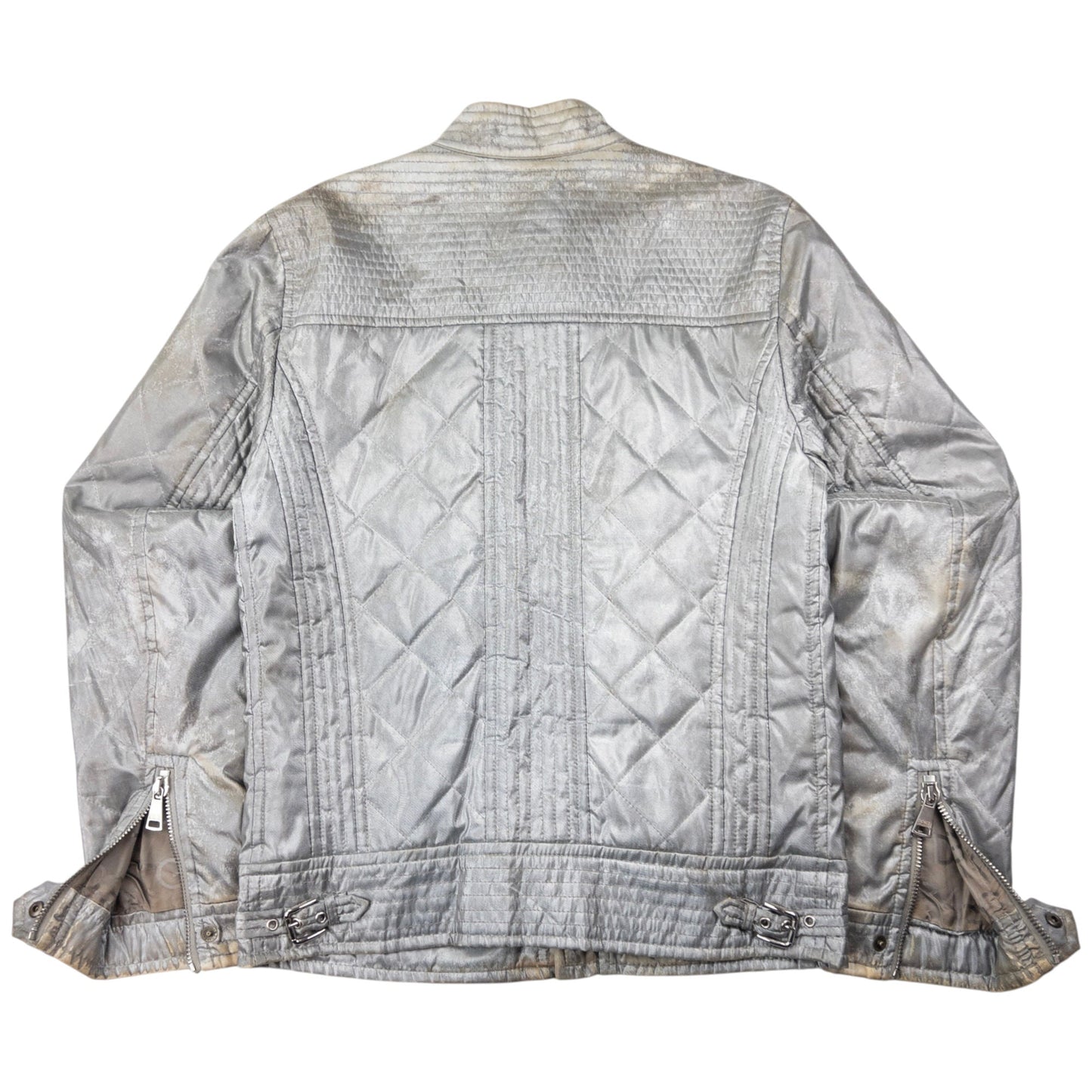 Vintage Dolce & Gabbana Quilted Biker Jacket Size M