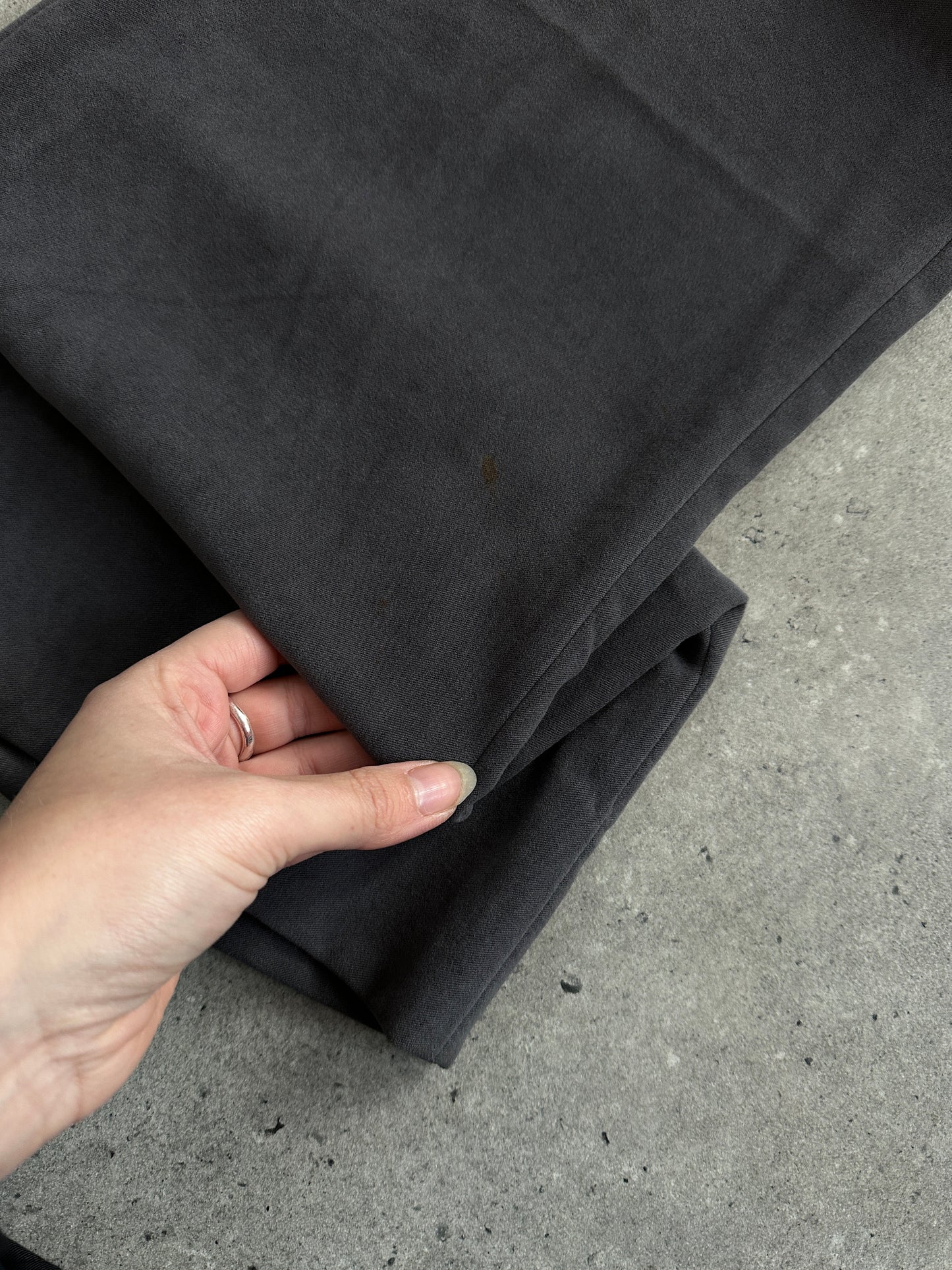 Emporio Armani Wide Leg Low Rise Trousers - W30