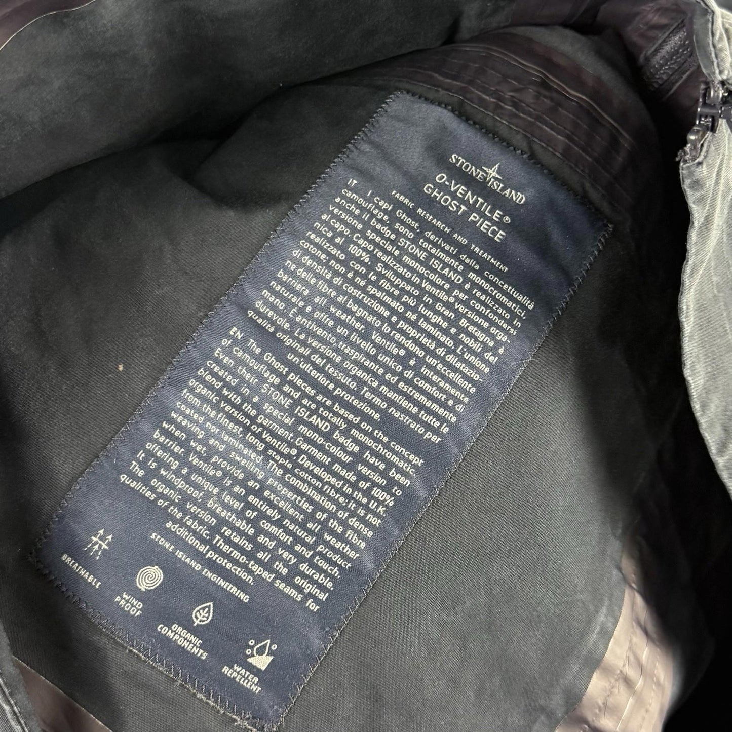 Stone Island Ghost O Ventile Smock Jacket (S) | Small, Multicoloured
