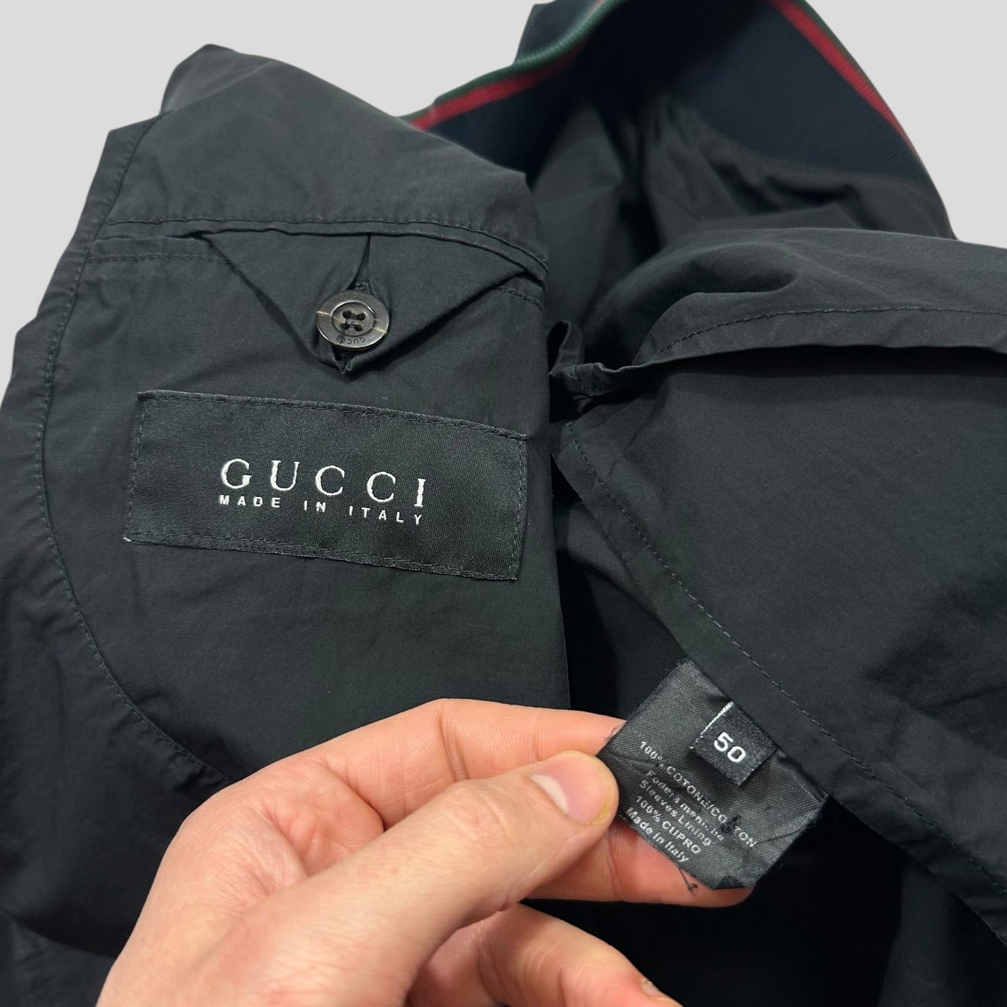 Gucci by Tom Ford 00’s G Logo Web Bomber Jacket - IT50 (M/L)