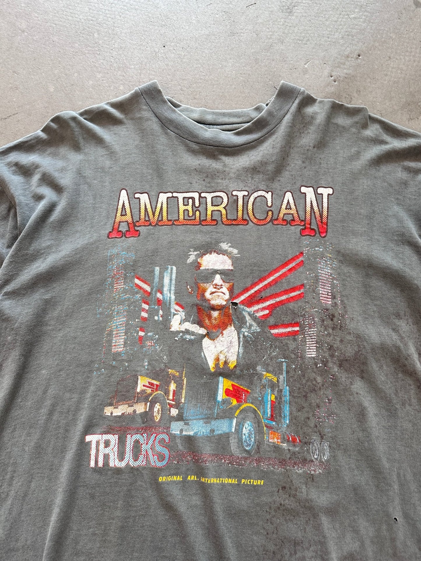 1984 Terminator American Trucks T-Shirt - L | Default Title, Red