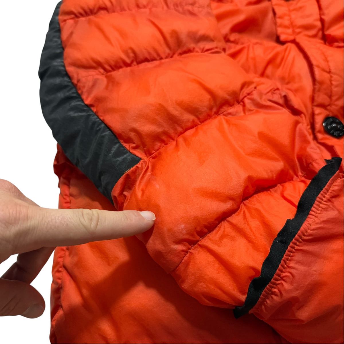 Stone Island 2008 Modular Anatomy Aitor Thorup Down Jacket | XL, Orange and Black