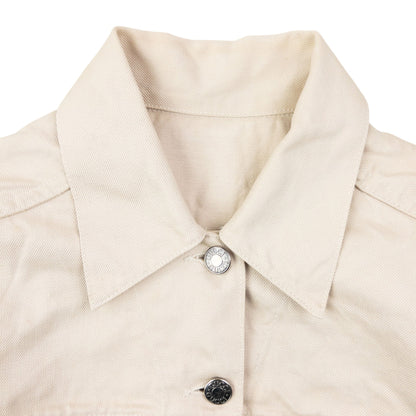 Vintage 2000s Gucci By Tom Ford Button Up Denim Jacket Womens Size S | Small, Cream