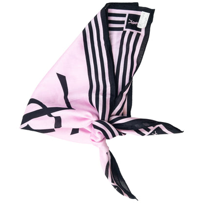 Vintage YSL Yves Saint Laurent Silk Scarf | O/S, Pink