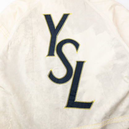 Vintage 90s YSL Yves Saint Laurent Fleece Lined Jacket Size XXL | XXL, Black