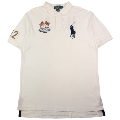 Vintage Polo Ralph Lauren USA Track & Field Championship Polo Shirt Size L