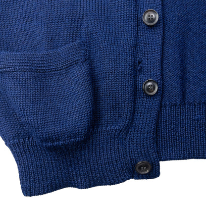Vintage 90s Yohji Yamamoto Knit Cardigan Size M | Medium, Navy