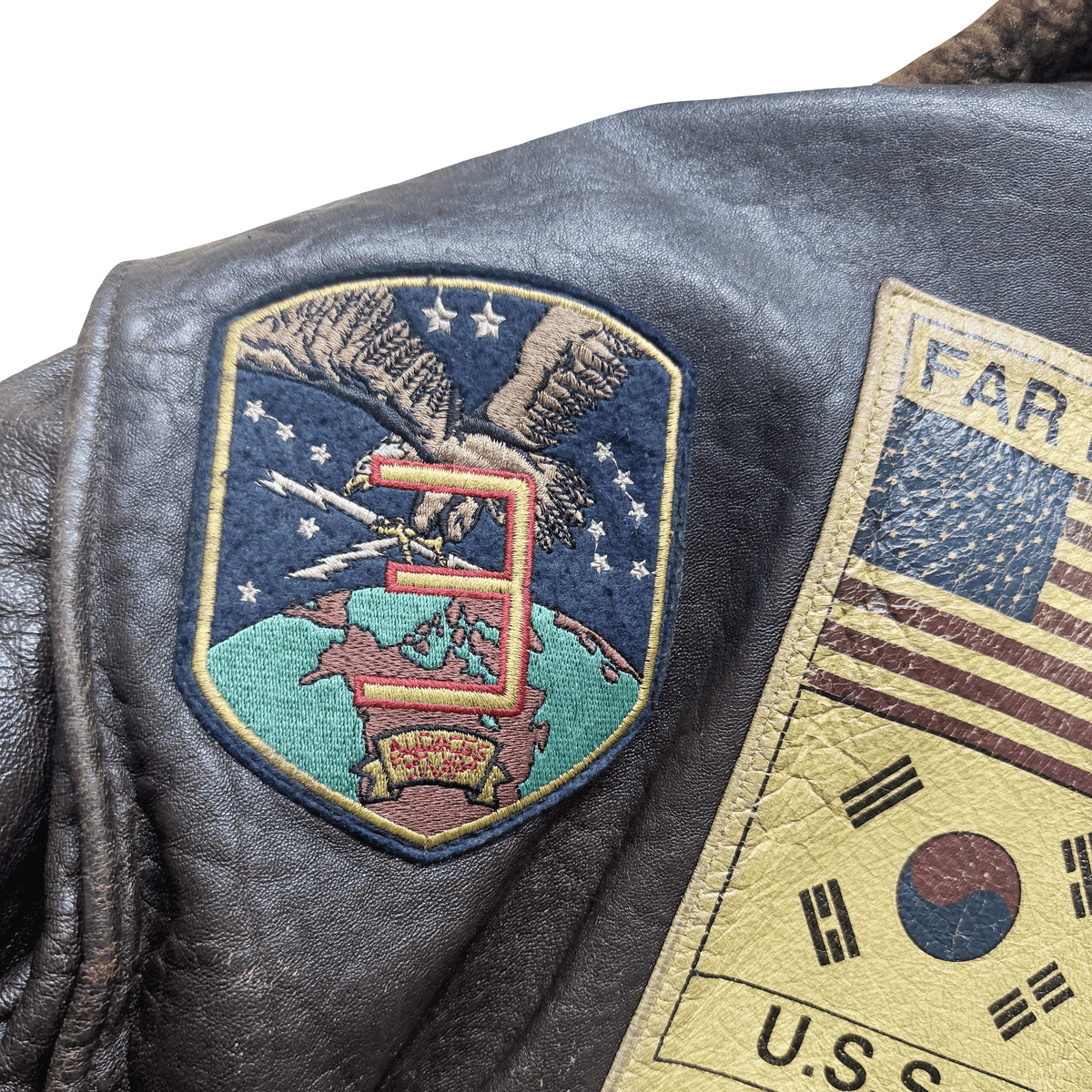 Avirex 1991 Top Gun Gavelston G-1 Flight Jacket - XS/S | S/M, Brown