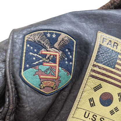 Avirex 1991 Top Gun Gavelston G-1 Flight Jacket - XS/S | S/M, Brown