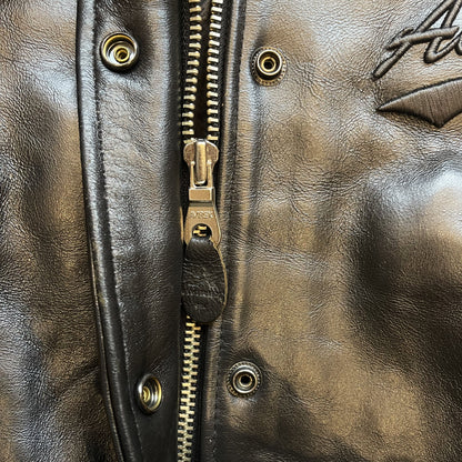 Avirex Leather Varsity Jacket - XS