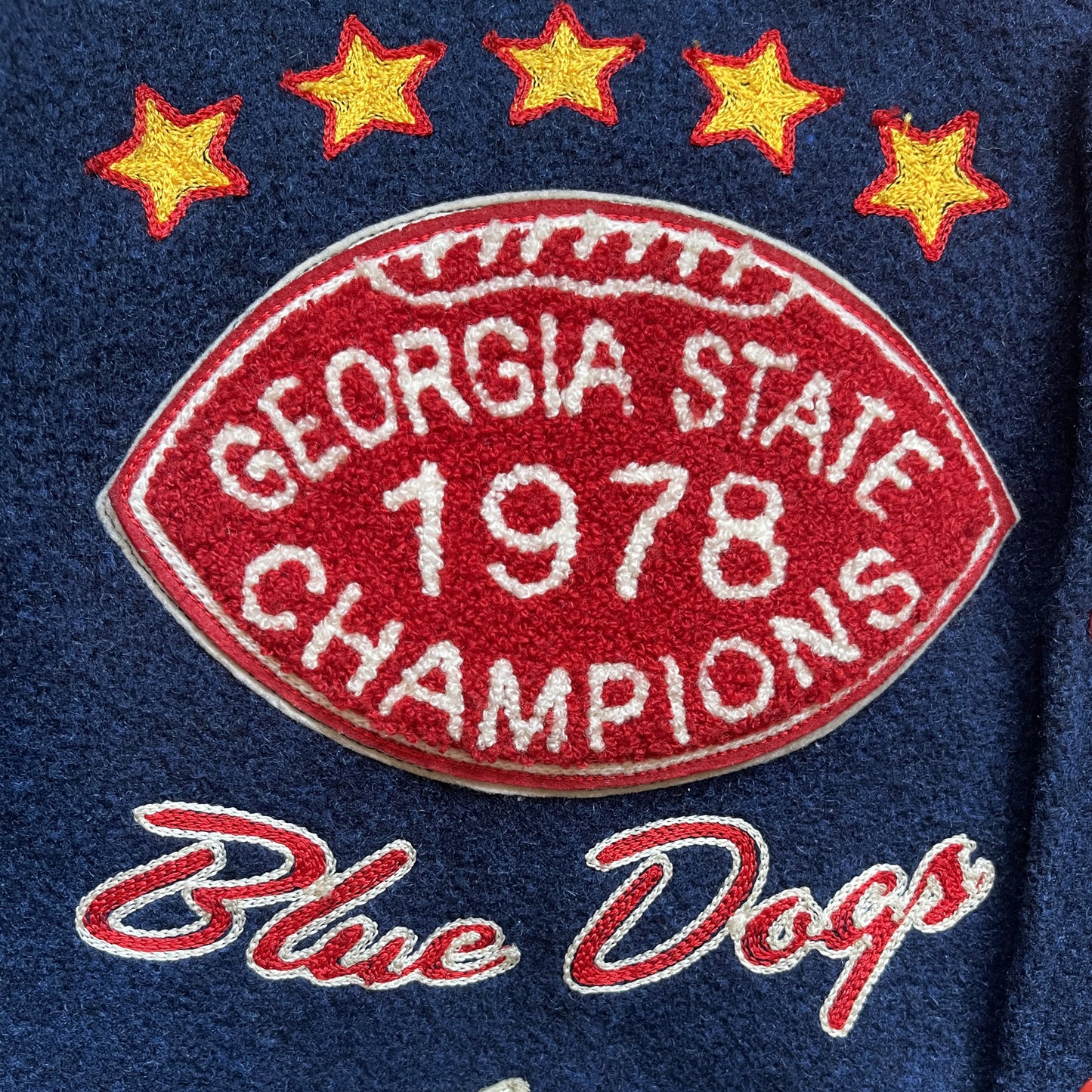 Whitesville 'Forest Park Bull Dogs' Varsity Jacket - M