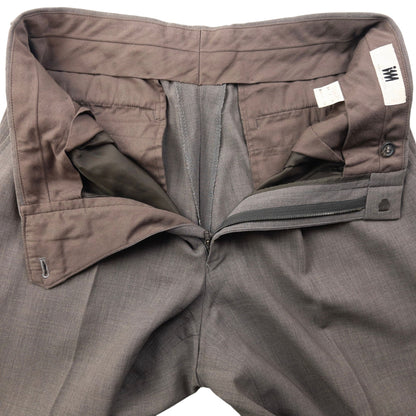 Vintage 90s Issey Miyake Pleated Wool Trousers Size W30 | W30, Beige
