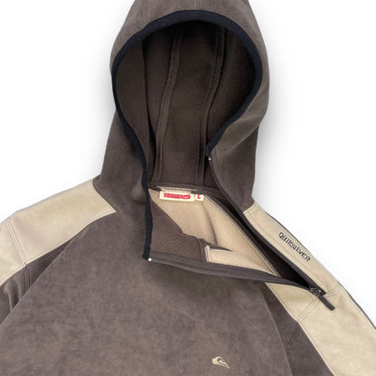 Quiksilver Shoulder Zip Fleece Hoodie (L) | Default Title, Multicoloured