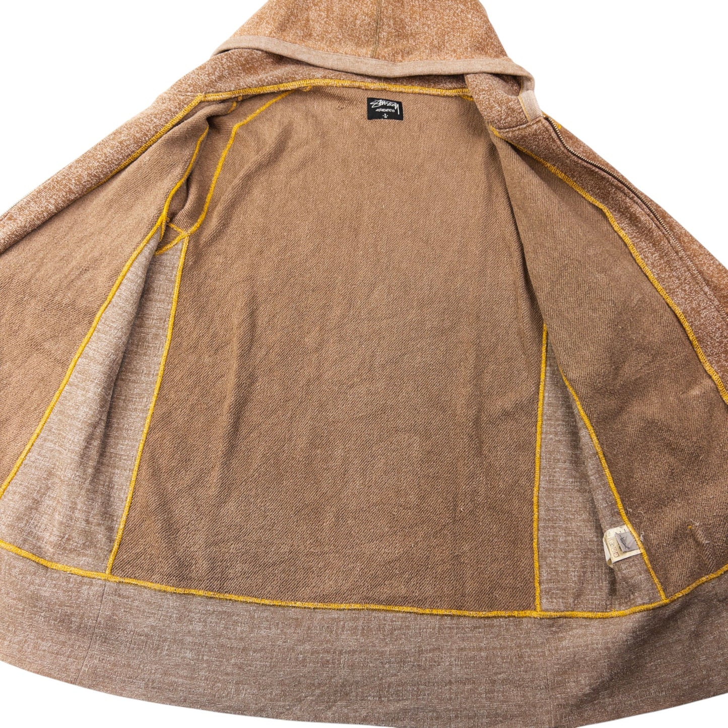 Vintage Stussy Zip Up Hoodie Size L