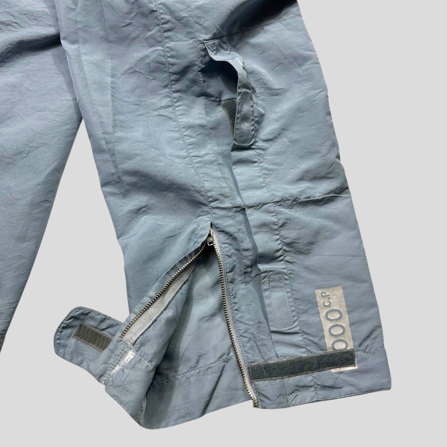 CP Company 2000 Baby Blue Millenium Nylon Stash Pocket Trousers - 34 | Default Title, Blue