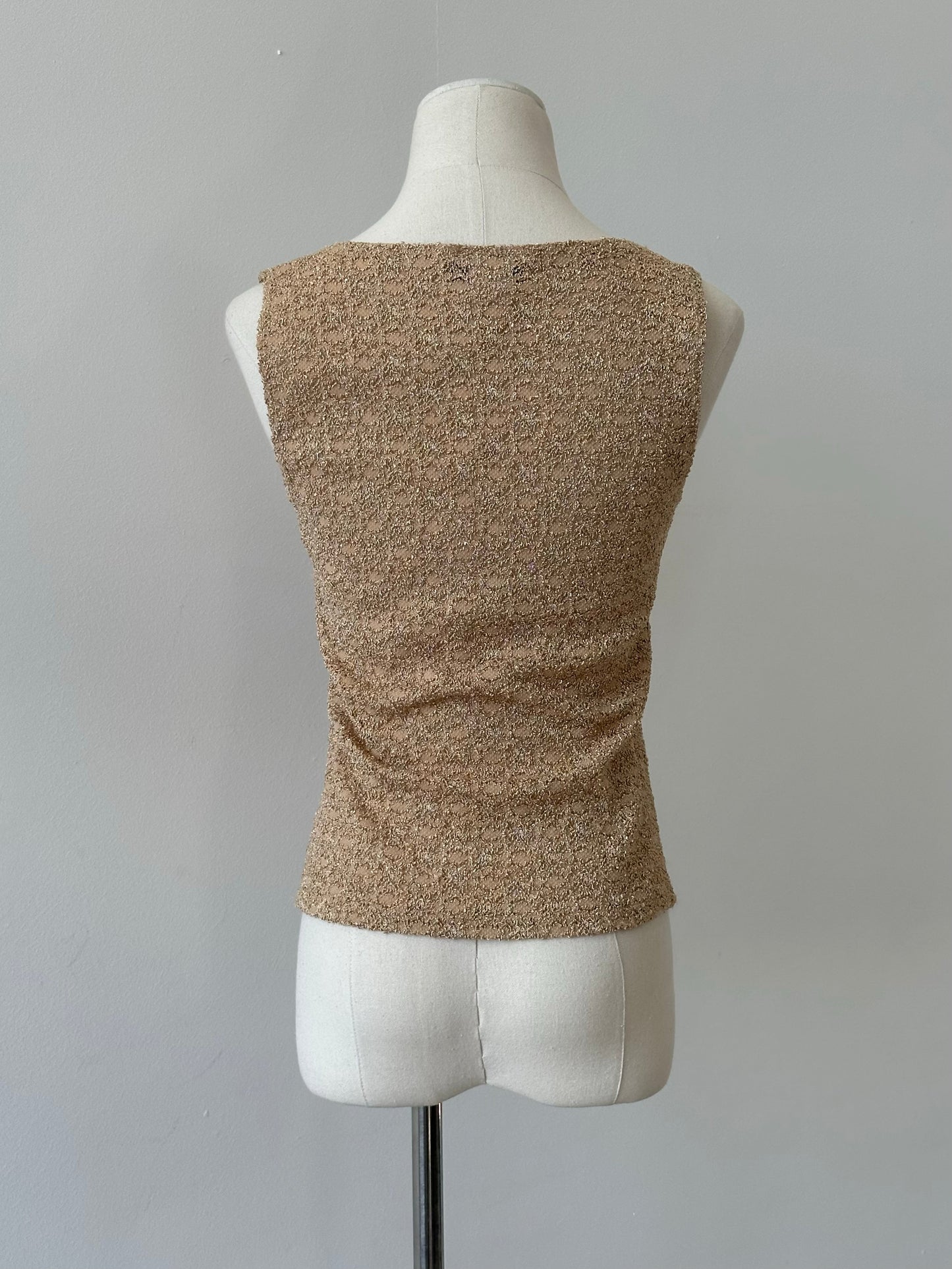 USA Vintage 1990s Sleeveless Knit Top - M