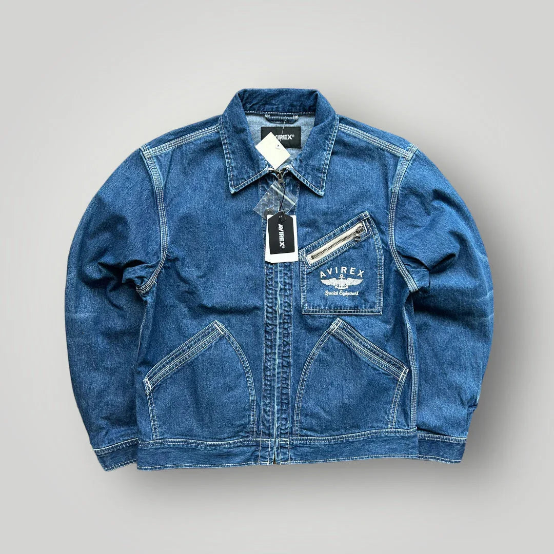 Avirex Dead Stock Denim Jacket M
