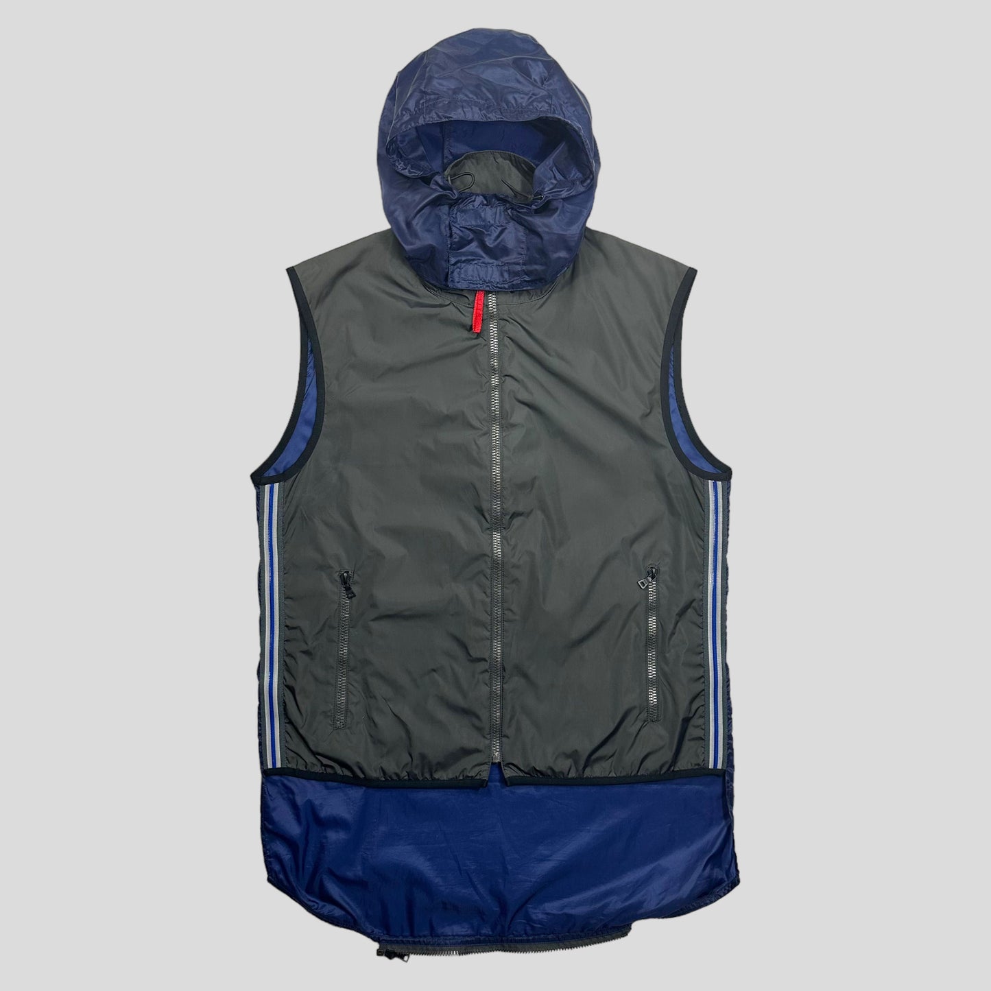 Prada Sport SS00 Gel Seam Convertible Nylon Gilet - IT52 | Default Title, Multicoloured