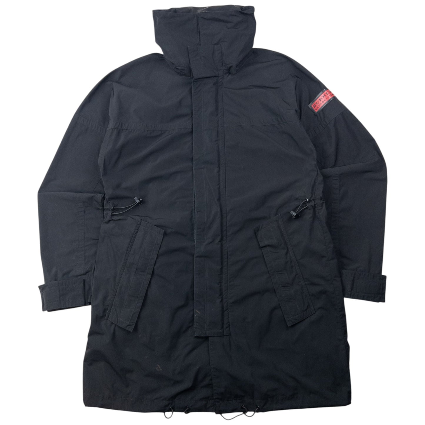 Vintage 2000s Burberry Packable Zip Up Jacket Size M | Medium, Black