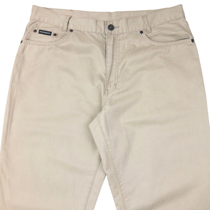 Vintage 2000s YSL Yves Saint Laurent Embroidered Chino Trousers Size W34