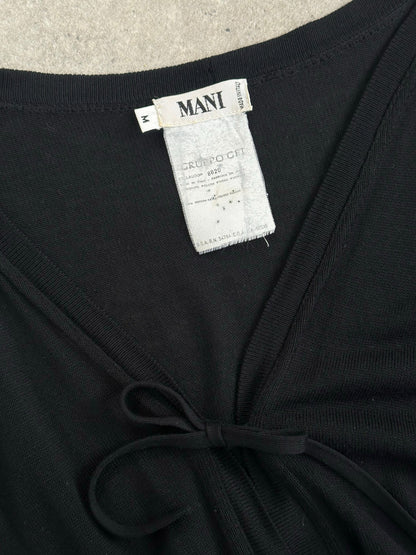 Mani 1990s Tie Front Top - S/M
