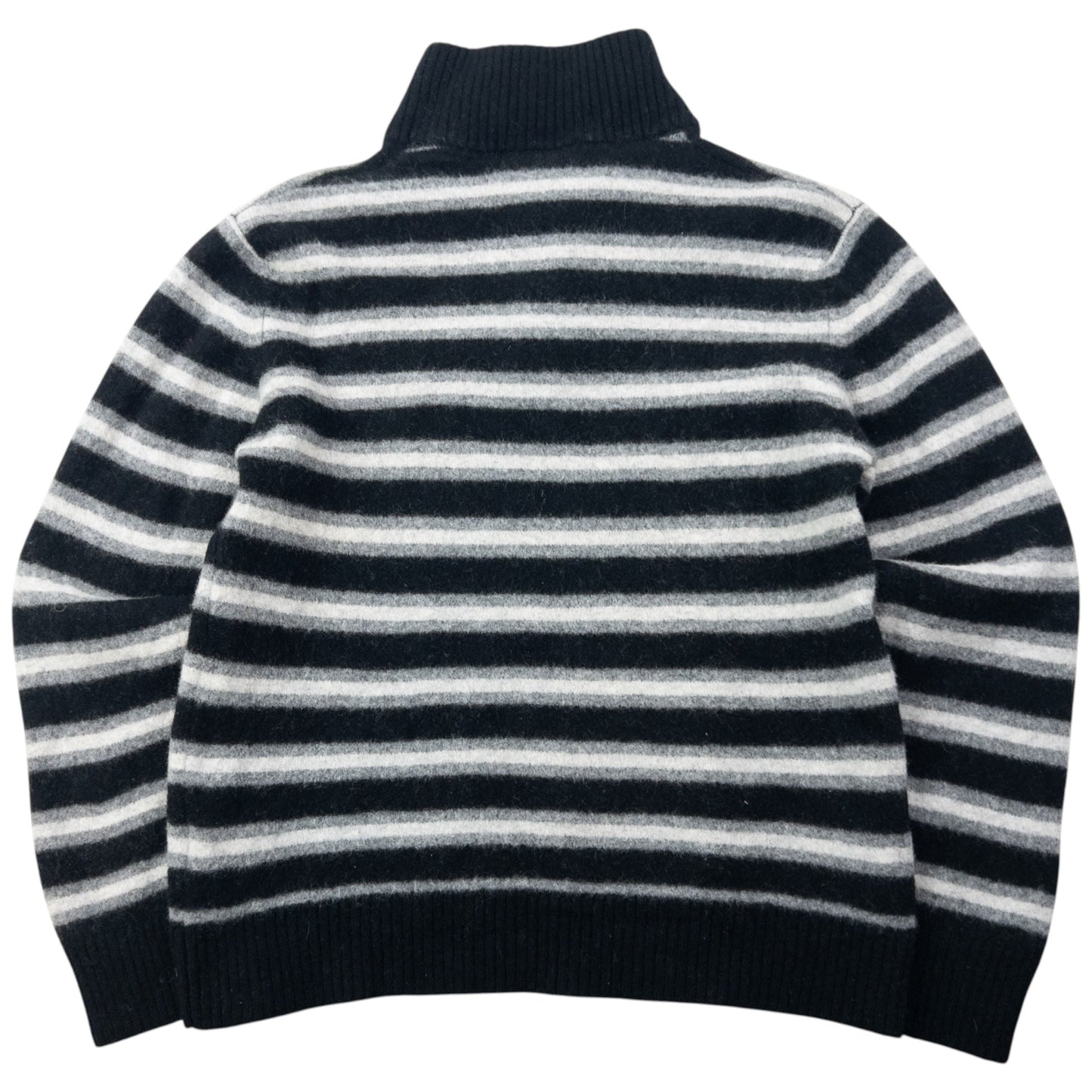 Vintage 2000s Burberry Q Zip Striped Wool Jumper Womens Size XS | XS, Multicoloured