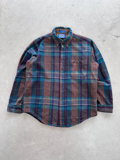 1980's Lobo by Pendleton Shirt - L | Medium, Red