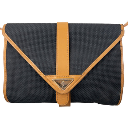 Vintage 80s YSL Yves Saint Laurent Leather Crossbody Bag | O/S, Multicoloured
