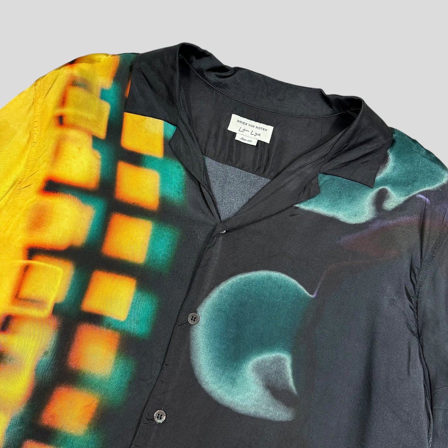 Dries Van Noten x Len Lye SS21  Rayon Carlton Shirt -