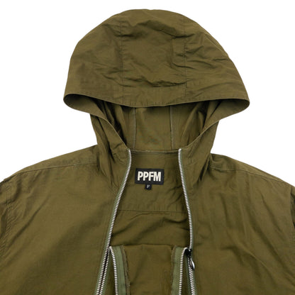 Vintage 2000s PPFM Double Zip Lightweight Pullover Jacket Size XS | XS, Green