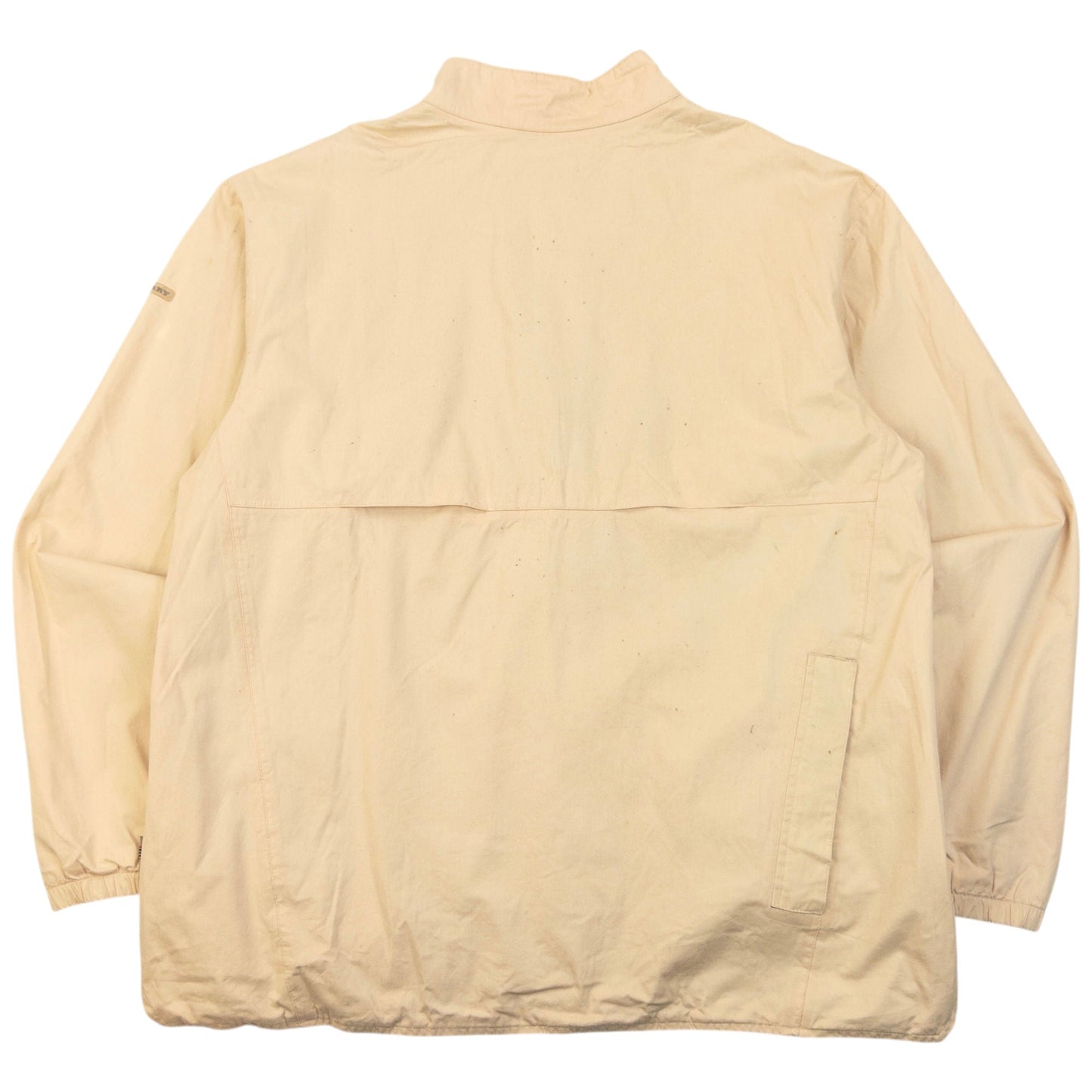 Vintage 2000s Burberry Golf Waterproof Jacket Size L | Large, Beige