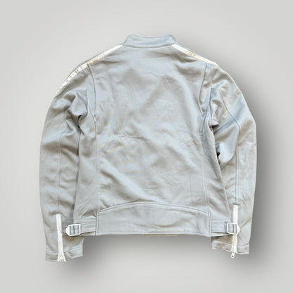 Beams 2000's Asymmetrical Biker Jacket XS | Default Title, Light Grey