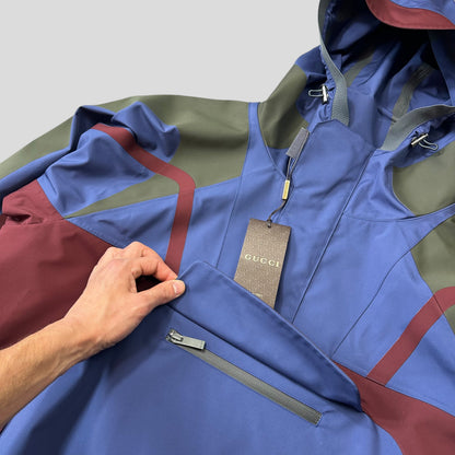 Gucci 2014 Runway Ultra Technical Taped Seam Pullover Jacket - L/XL | Default Title, Red