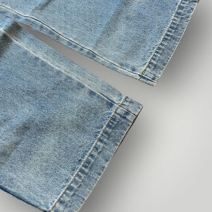 Beslow Korea Wide Light Wash Jeans 34x31