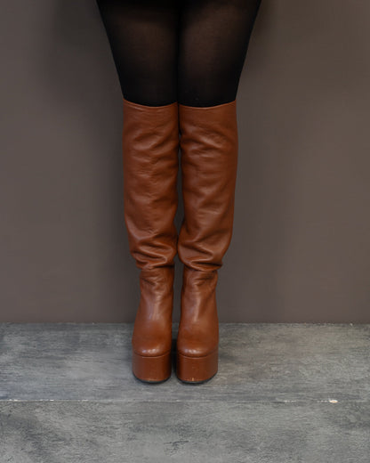 DRIES VAN NOTEN PLATFORM SHOES (EU 38, FITS LIKE 39)