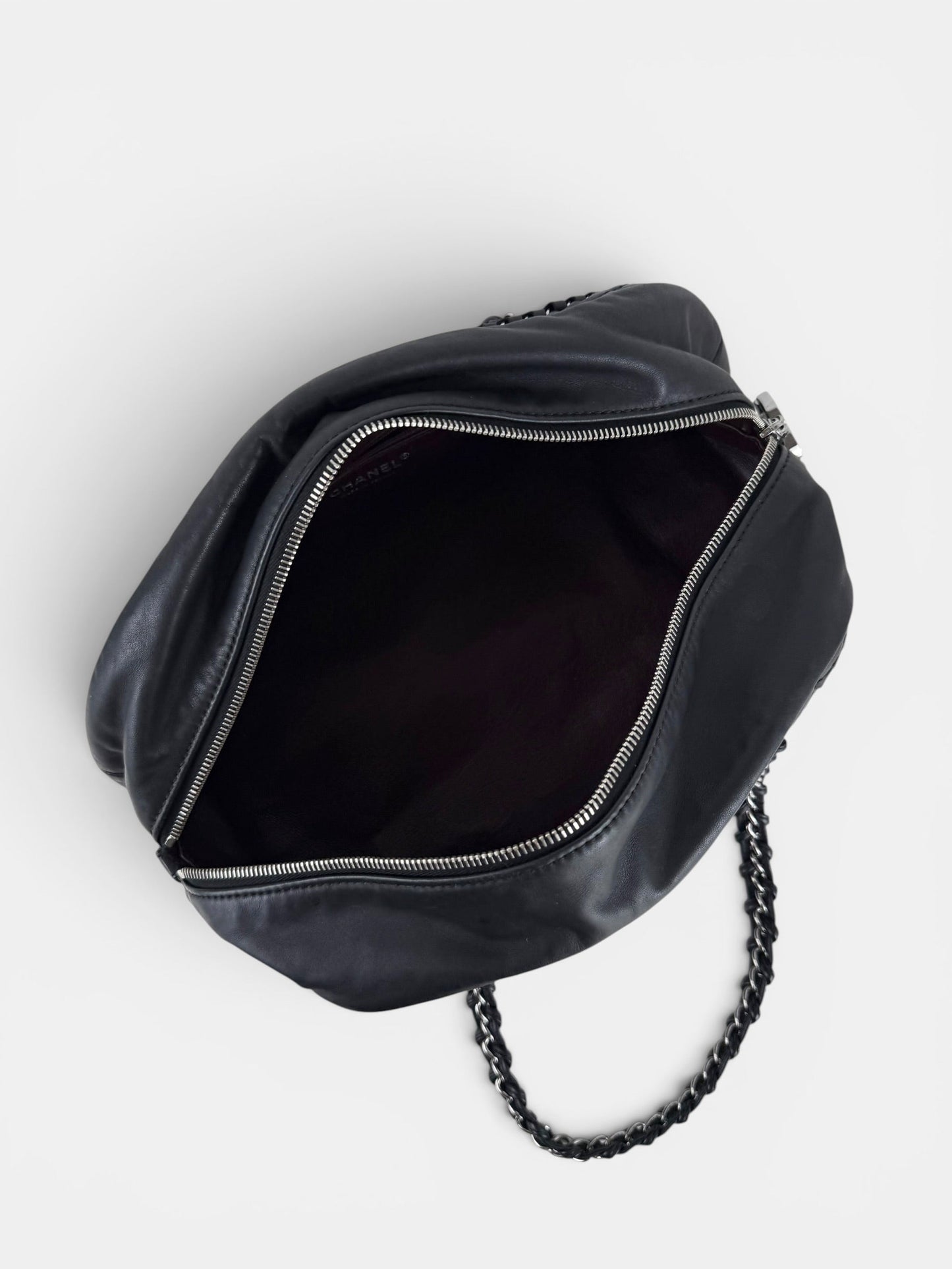 2005/2006 Chanel Luxe Ligne Black Lambskin Bowling Bag | O/S, Multicoloured