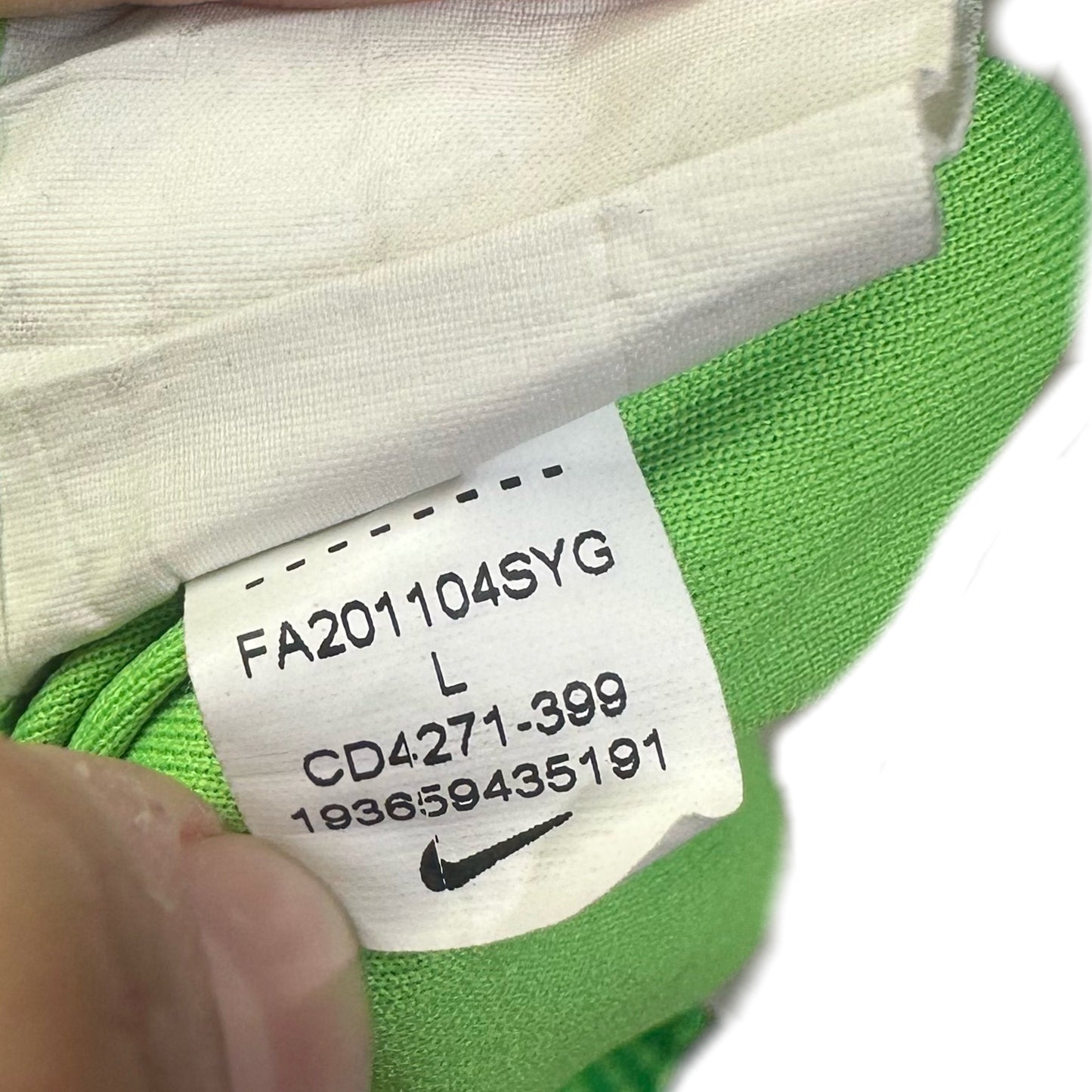 Nike Chelsea 2020/21 GK Shirt In Green ( L )