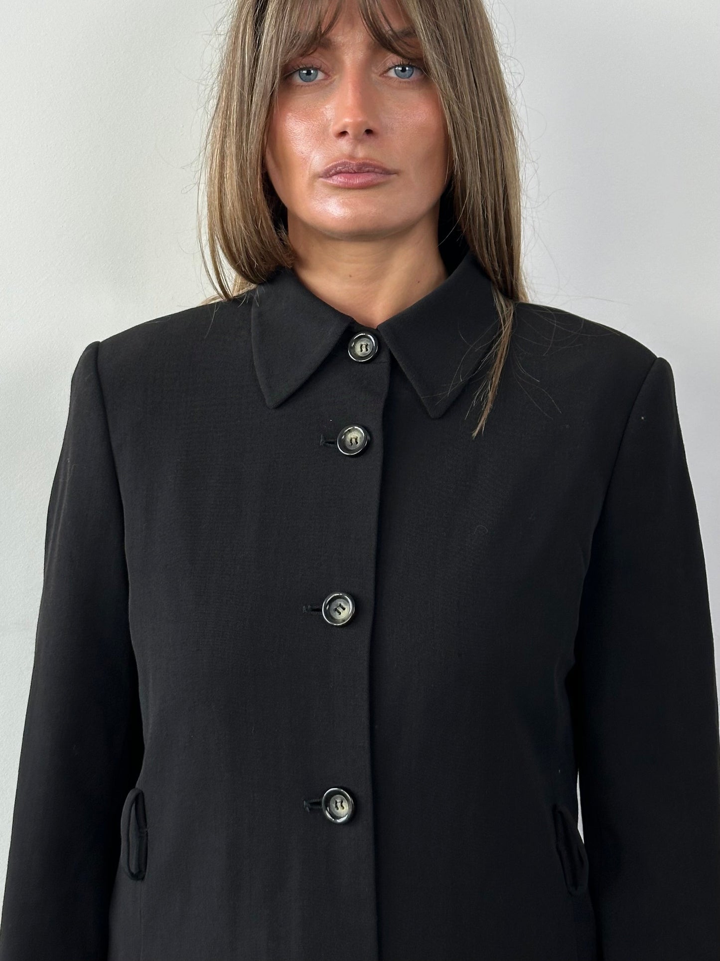 Iceberg Virgin Wool Tailored Shirt Jacket - M