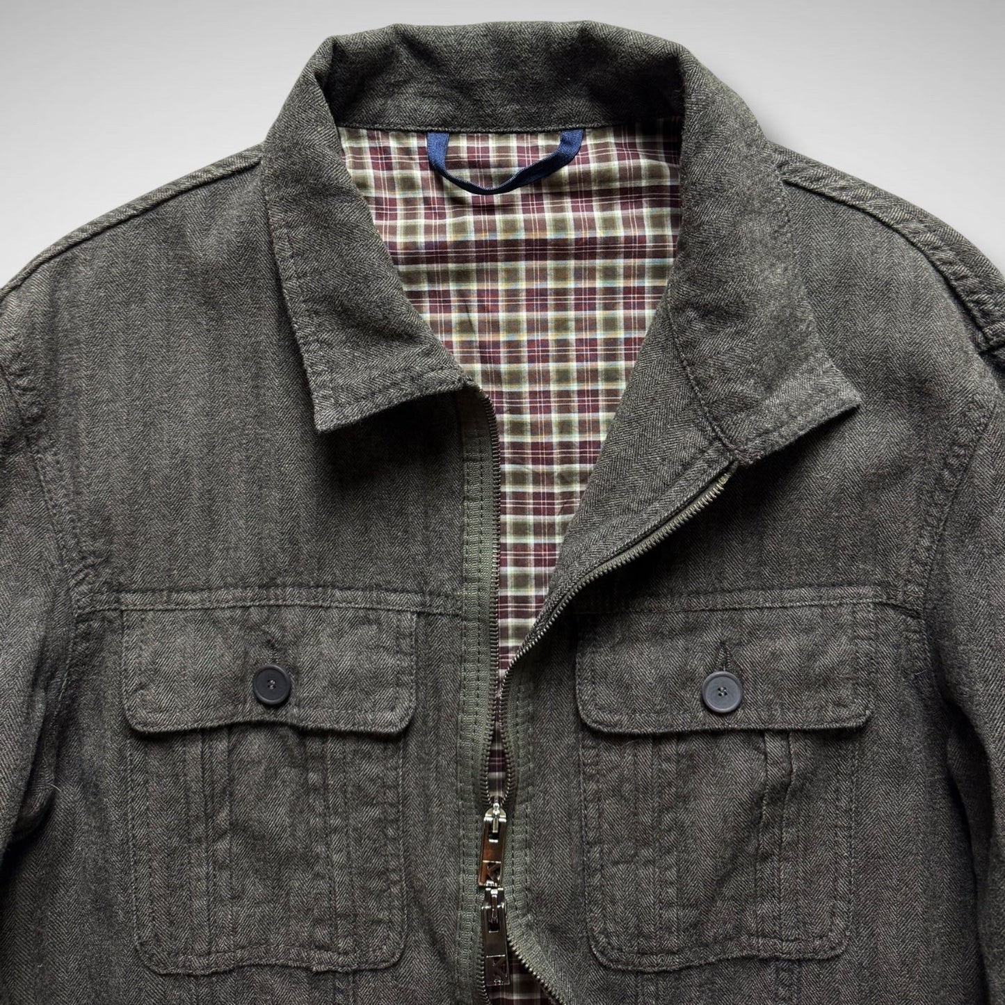 Kenzo Wool & Linen Worker Jacket (2000)