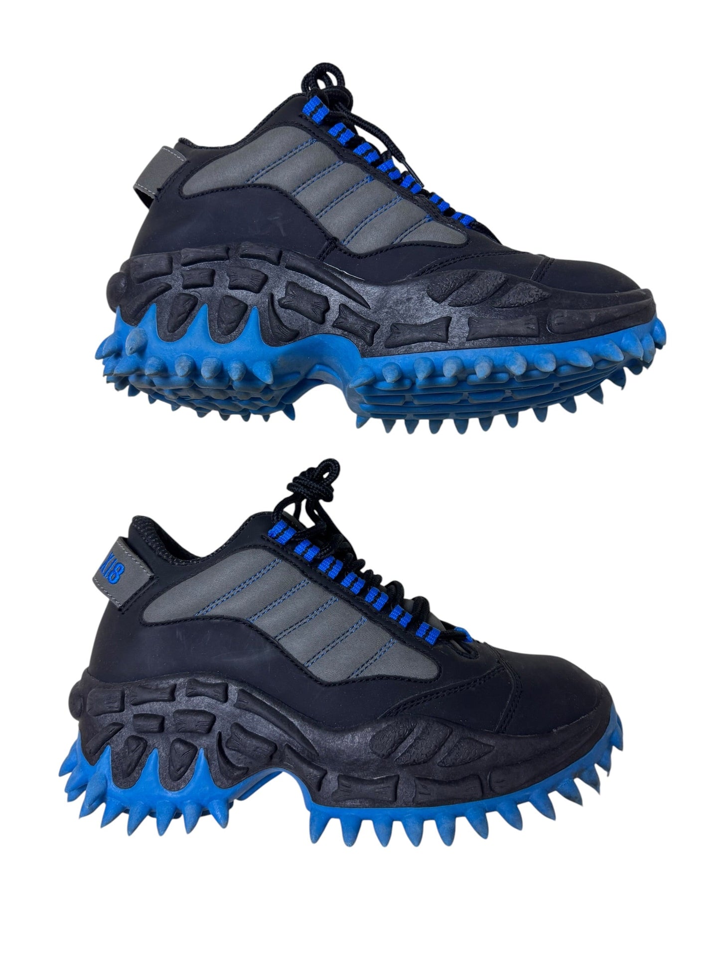 X18 Reykjavik blue spike trainers | UK 7, Blue