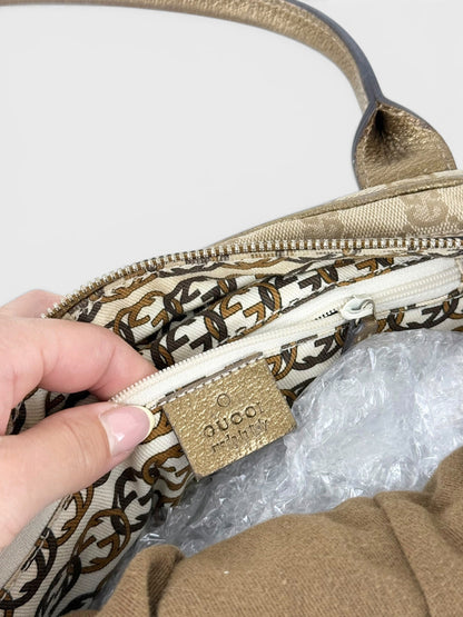 2000s Gucci GG Monogram Princy Handbag | O/S, Beige