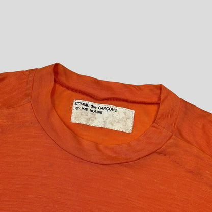 Comme Des Garçons Homme Homme 1998 Linen Sport T-shirt - S | Default Title, Orange