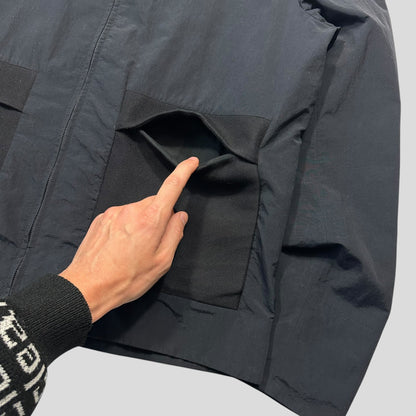 Balenciaga SS15 Wool Pocket Gabardine Nylon Work Jacket - M