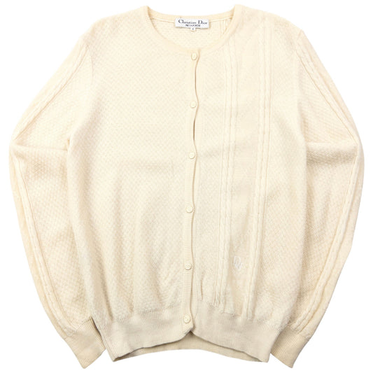 Vintage 90s Dior Button Up Knit Cardigan Womens Size M