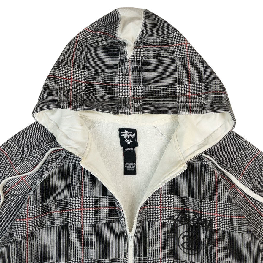 Vintage Stussy Zip Up Hoodie Size XL